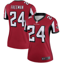 Devonta Freeman Atlanta Falcons Women's Legend Jersey – Red 2019