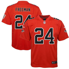 Devonta Freeman Atlanta Falcons Youth Color Rush Game Jersey - Red 2019