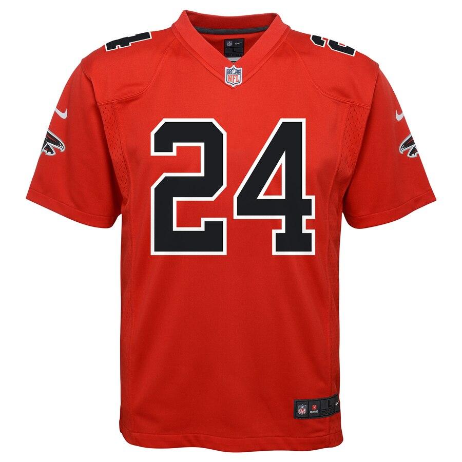Devonta Freeman Atlanta Falcons Youth Color Rush Game Jersey - Red 2019