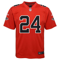 Devonta Freeman Atlanta Falcons Youth Color Rush Game Jersey - Red 2019
