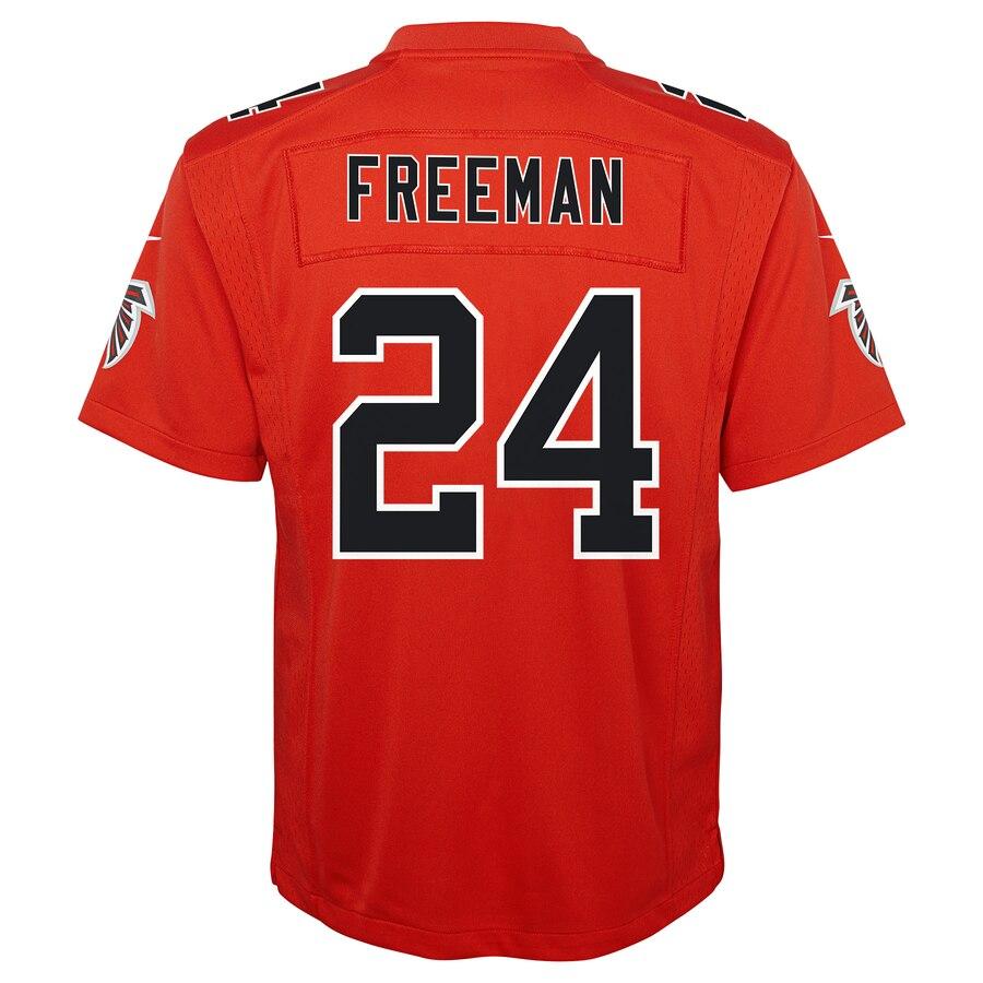 Devonta Freeman Atlanta Falcons Youth Color Rush Game Jersey - Red 2019