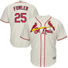 Image of Dexter Fowler St. Louis Cardinals Majestic Alternate Cool Base Jersey - Cream 2019