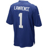 Image of Dexter Lawrence New York Giants 2019 NFL Draft First Round Pick Game Jersey – Royal 2019