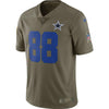 Image of Dez Bryant Dallas Cowboys Salute To Service Limited Jersey - Olive 2019