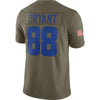 Image of Dez Bryant Dallas Cowboys Salute To Service Limited Jersey - Olive 2019