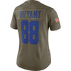 Image of Dez Bryant Dallas Cowboys Women's Salute to Service Limited Jersey - Olive 2019