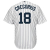 Image of Didi Gregorius New York Yankees Majestic Cool Base Player Jersey - White 2019