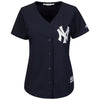 Image of Didi Gregorius New York Yankees Majestic Women's Cool Base Player Jersey – Navy 2019