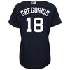 Image of Didi Gregorius New York Yankees Majestic Women's Cool Base Player Jersey – Navy 2019