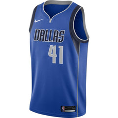 Dirk Nowitzki Dallas Mavericks Swingman Jersey Royal - Icon Edition 2019