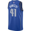 Image of Dirk Nowitzki Dallas Mavericks Swingman Jersey Royal - Icon Edition 2019