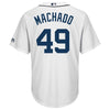 Image of Dixon Machado Detroit Tigers Majestic Home Cool Base Player Jersey – White 2019