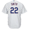 Image of Dominic Smith New York Mets Majestic Cool Base Player Jersey – White 2019