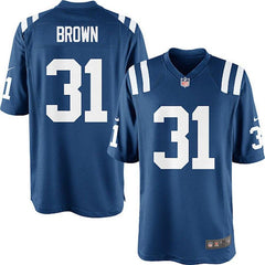 Donald Brown Indianapolis Colts Youth Team Color Game Jersey - Royal Blue 2019