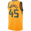 Image of Donovan Mitchell Utah Jazz Replica Swingman Jersey - Statement Edition – Gold 2019