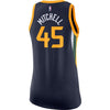 Image of Donovan Mitchell Utah Jazz Women's Finished Swingman Jersey - Icon Edition – Navy 2019