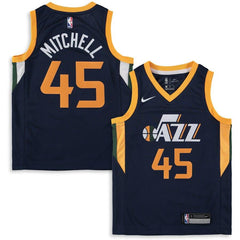 Donovan Mitchell Utah Jazz Youth Swingman Jersey - Navy 2019