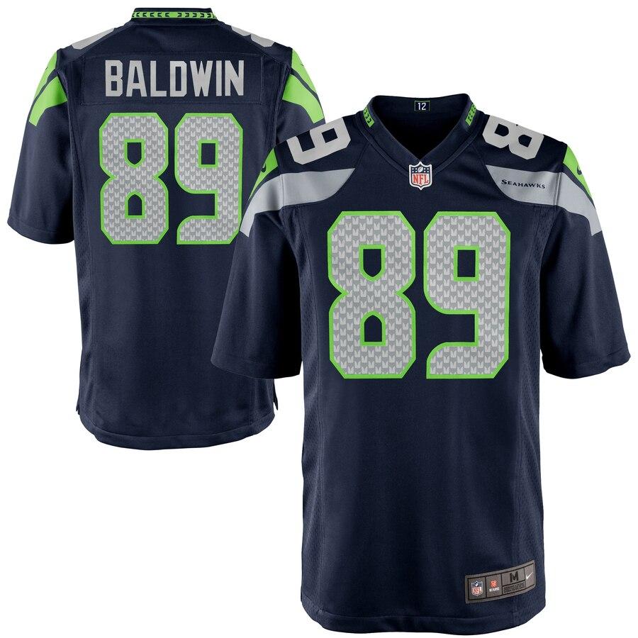 Doug Baldwin Seattle Seahawks Youth Team Color Game Jersey - College Navy 2019