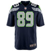 Image of Doug Baldwin Seattle Seahawks Youth Team Color Game Jersey - College Navy 2019