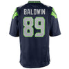 Image of Doug Baldwin Seattle Seahawks Youth Team Color Game Jersey - College Navy 2019