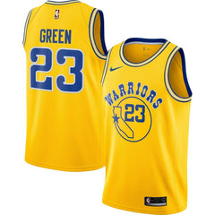 Draymond Green Golden State Warriors Hardwood Classics Swingman Jersey – Gold 2019