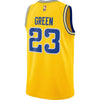 Image of Draymond Green Golden State Warriors Hardwood Classics Swingman Jersey – Gold 2019