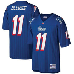 Drew Bledsoe New England Patriots Mitchell &amp; Ness Retired Player Replica Jersey - Royal 2019