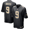 Image of Drew Brees New Orleans Saints Event Game Jersey – Black 2019