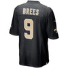 Image of Drew Brees New Orleans Saints Event Game Jersey – Black 2019