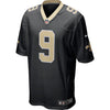 Image of Drew Brees New Orleans Saints Team Color Game Jersey – Black 2019
