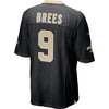 Image of Drew Brees New Orleans Saints Team Color Game Jersey – Black 2019