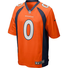 Drew Lock Denver Broncos 2019 NFL Draft Pick Game Jersey – Orange 2019