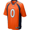 Image of Drew Lock Denver Broncos 2019 NFL Draft Pick Game Jersey – Orange 2019