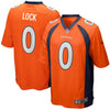 Image of Drew Lock Denver Broncos 2019 NFL Draft Pick Game Jersey – Orange 2019