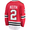 Image of Duncan Keith Chicago Blackhawks Breakaway Player Jersey - Red 2019