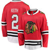 Image of Duncan Keith Chicago Blackhawks Youth Breakaway Player Jersey – Red 2019