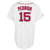 Image of Dustin Pedroia Boston Red Sox Majestic Alternate Replica Player Jersey - White 2019