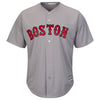 Image of Dustin Pedroia Boston Red Sox Majestic Cool Base Player Jersey - Gray 2019