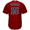Image of Dustin Pedroia Boston Red Sox Majestic Cool Base Player Jersey - Red 2019
