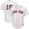 Image of Dustin Pedroia Boston Red Sox Majestic Home Official Cool Base Replica Player Jersey - White 2019