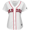 Image of Dustin Pedroia Boston Red Sox Majestic Women's Team Cool Base Player Jersey – White 2019