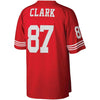Image of Dwight Clark San Francisco 49ers Mitchell &amp; Ness Retired Player Vintage Replica Jersey - Scarlet 2019