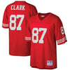 Image of Dwight Clark San Francisco 49ers Mitchell &amp; Ness Retired Player Vintage Replica Jersey - Scarlet 2019