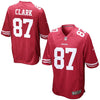 Image of Dwight Clark San Francisco 49ers Youth Retired Game Jersey - Scarlet 2019