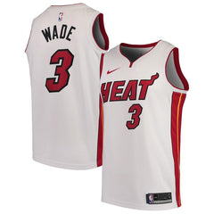 Dwyane Wade Miami Heat Replica Swingman Jersey - Association Edition – White 2019