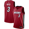 Image of Dwyane Wade Miami Heat Replica Swingman Jersey - Statement Edition – Red 2019