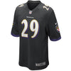 Image of Earl Thomas Baltimore Ravens Game Jersey – Black 2019