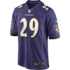 Image of Earl Thomas Baltimore Ravens Game Jersey – Purple 2019