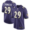 Image of Earl Thomas Baltimore Ravens Game Jersey – Purple 2019