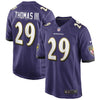 Image of Earl Thomas Baltimore Ravens Youth Game Jersey – Purple 2019